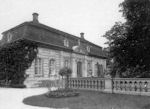 Widok na domek ogrodnika - zdjcie sprzed 1945 roku